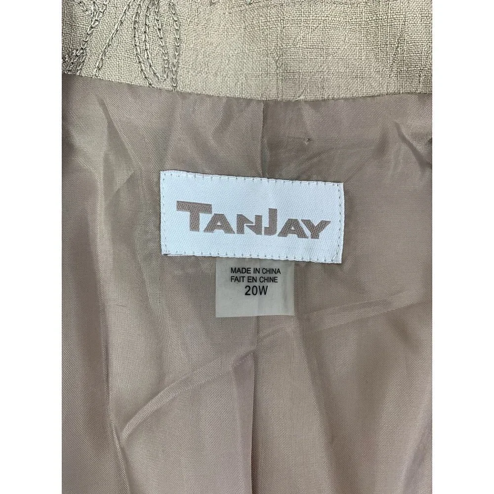 Tan Jay Women's Tan Blazer Top